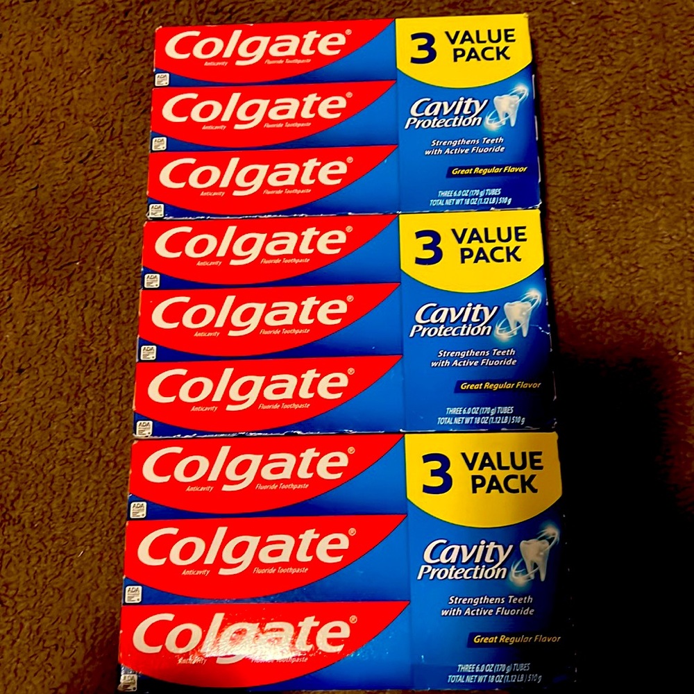 Colgate toothpaste packs
